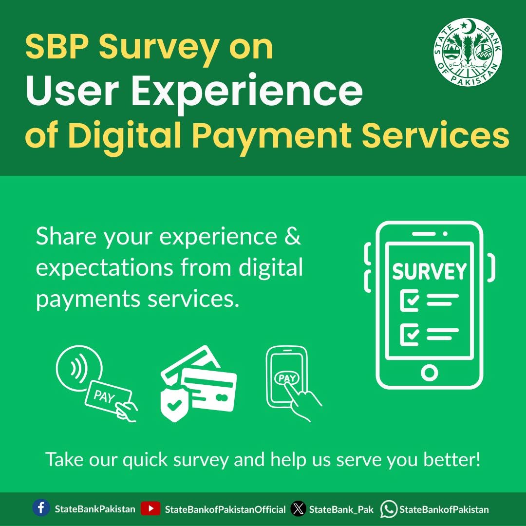 Launch of SBP's Nationwide Survey on User Experience of Digital Payment Services